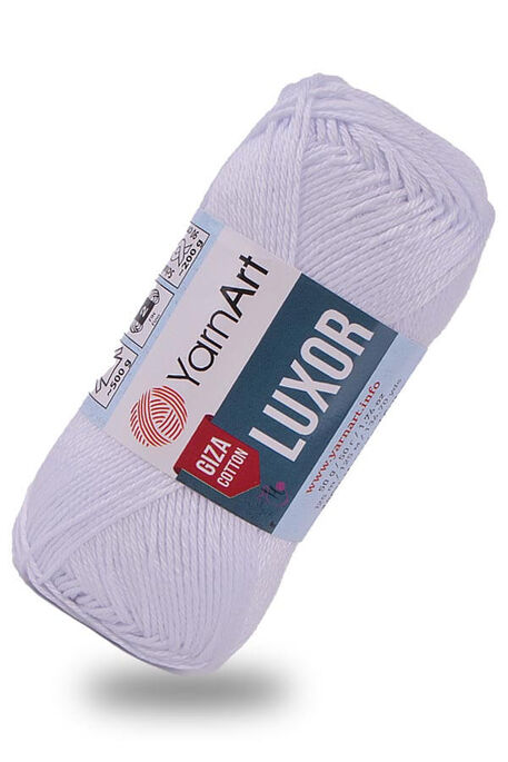 YARNART - YARNART LUXOR GIZA COTTON 1200 Beyaz