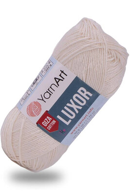 YARNART - YARNART LUXOR GIZA COTTON 1201 Ekru