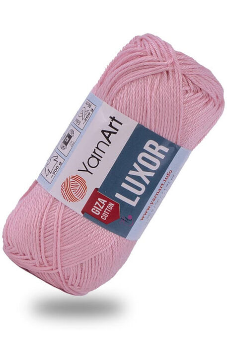 YARNART - YARNART LUXOR GIZA COTTON 1208 Bebe Pembe