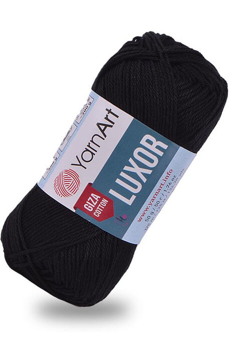 YARNART - YARNART LUXOR GIZA COTTON 1215 Siyah