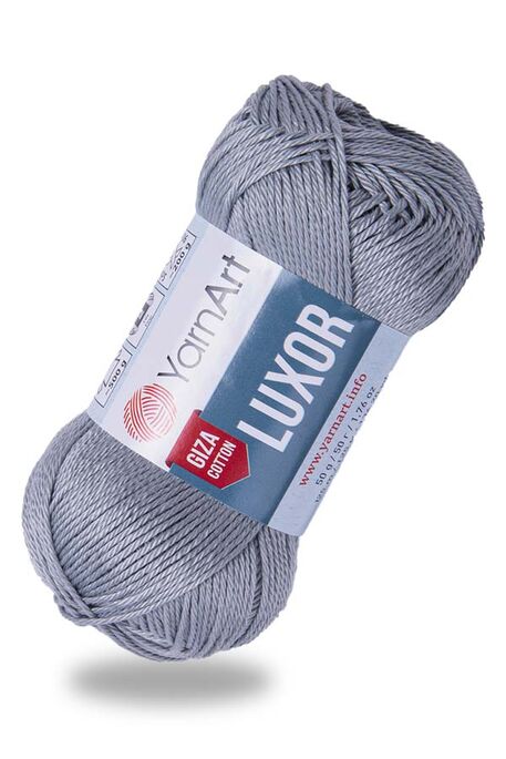 YARNART - YARNART LUXOR GIZA COTTON 1217 Gri