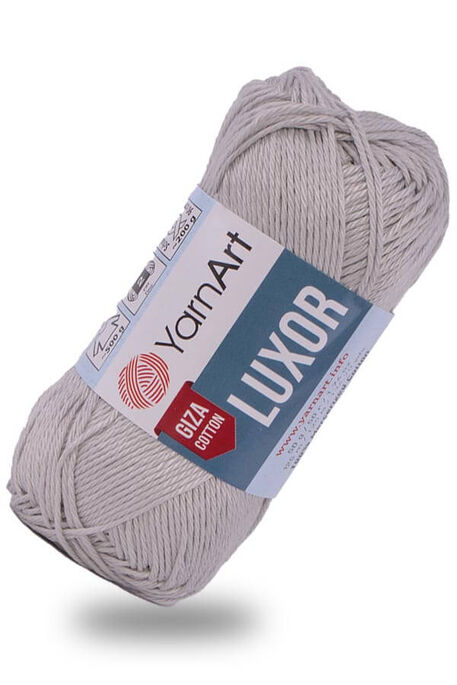 YARNART - YARNART LUXOR GIZA COTTON 1218 Gri