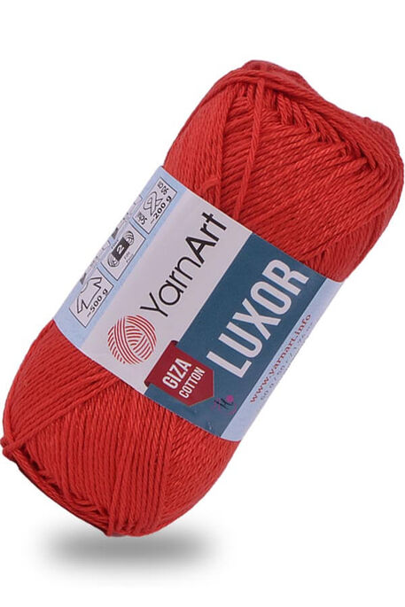 YARNART - YARNART LUXOR GIZA COTTON 1222 Kırmızı