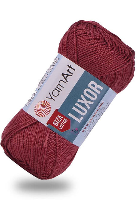 YARNART - YARNART LUXOR GIZA COTTON 1224 Bordo