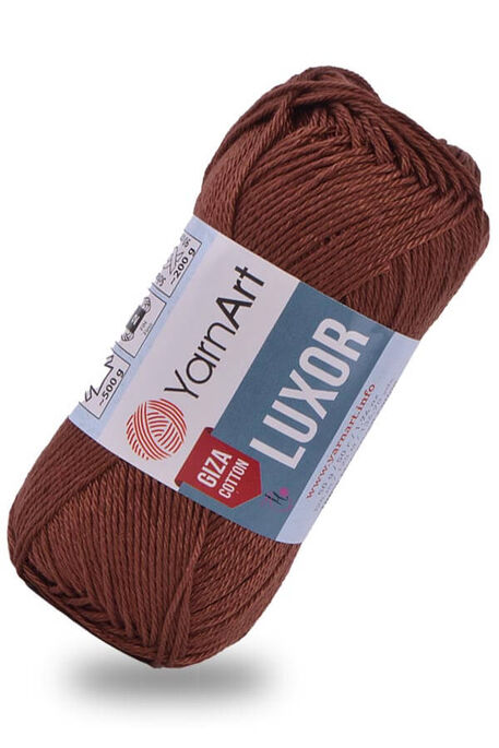 YARNART - YARNART LUXOR GIZA COTTON 1226 Kahve