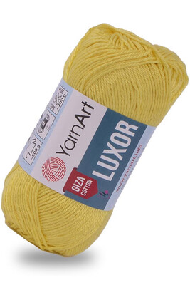 YARNART - YARNART LUXOR GIZA COTTON 1238 Limon Çiçeği