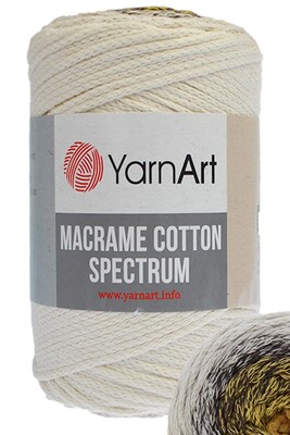 YARNART MACRAME COTTON SPECTRUM 1301 - Thumbnail