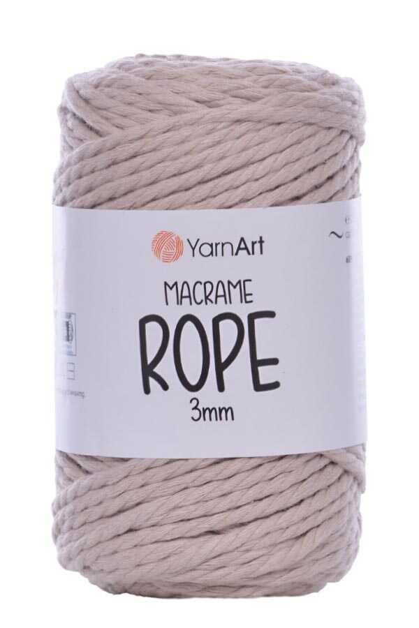 YARNART MACRAME ROPE 3MM 753 Bej