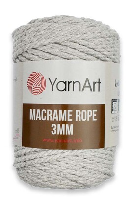 YARNART MACRAME ROPE 3MM 756 Gri 