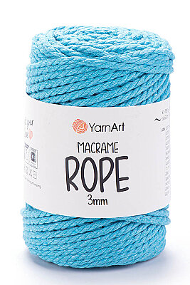 YARNART MACRAME ROPE 3MM 763 Turkuaz 