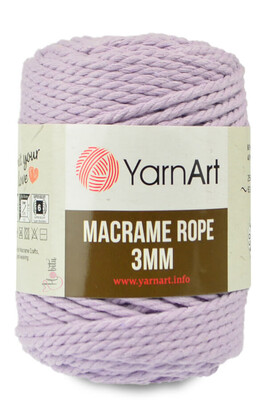 YARNART - YARNART MACRAME ROPE 3MM 765 Lila