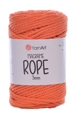 YARNART - YARNART MACRAME ROPE 3MM 770 Orange
