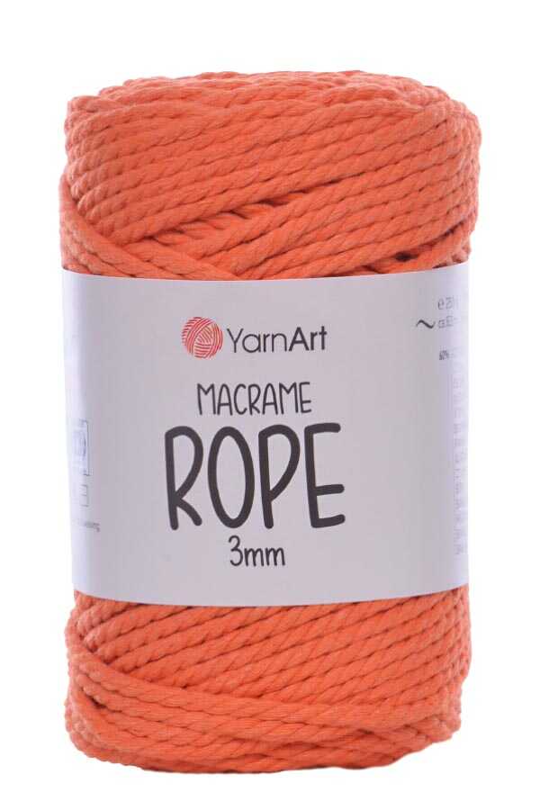 YARNART MACRAME ROPE 3MM 770 Turuncu