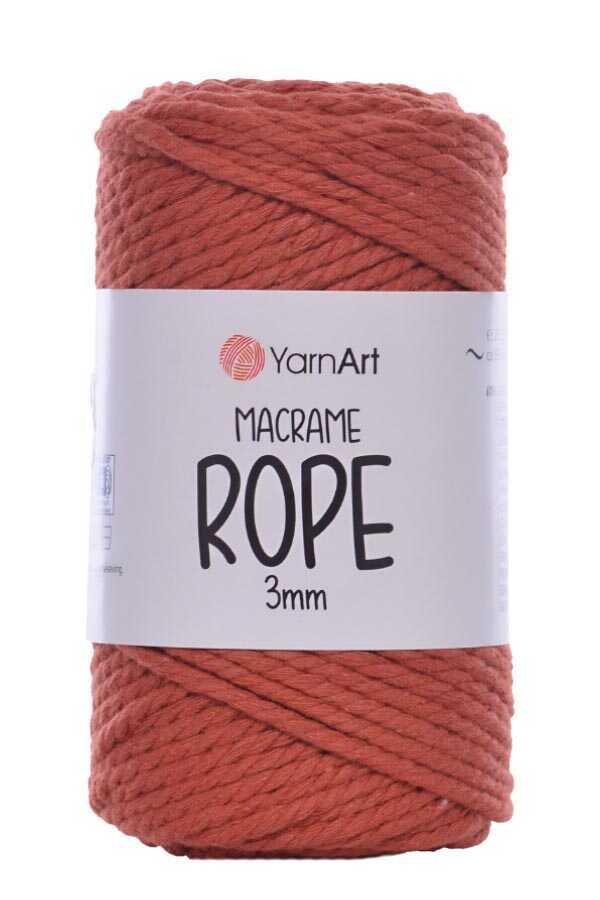 YARNART MACRAME ROPE 3MM 785 Kiremit
