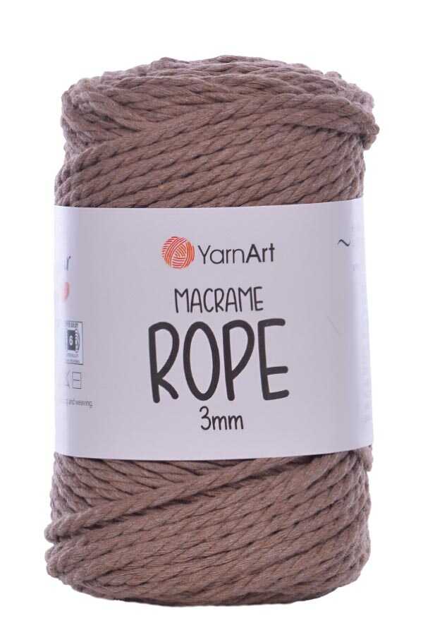 YARNART MACRAME ROPE 3MM 788 Kahve