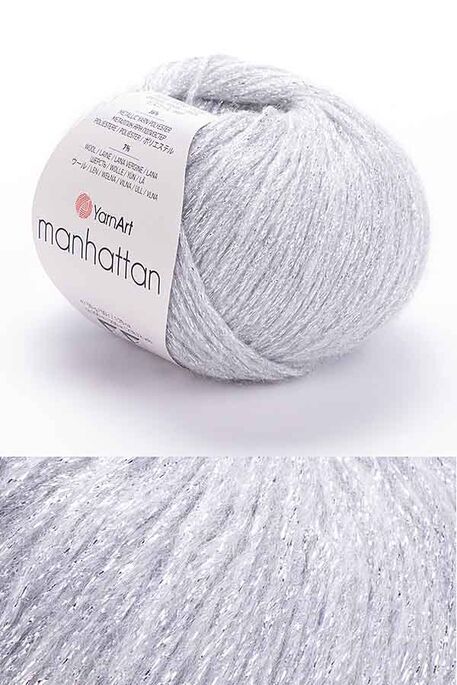 YARNART MANHATTAN 901 Gri - 1