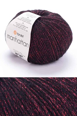YARNART MANHATTAN 904 Kırmızı-Siyah