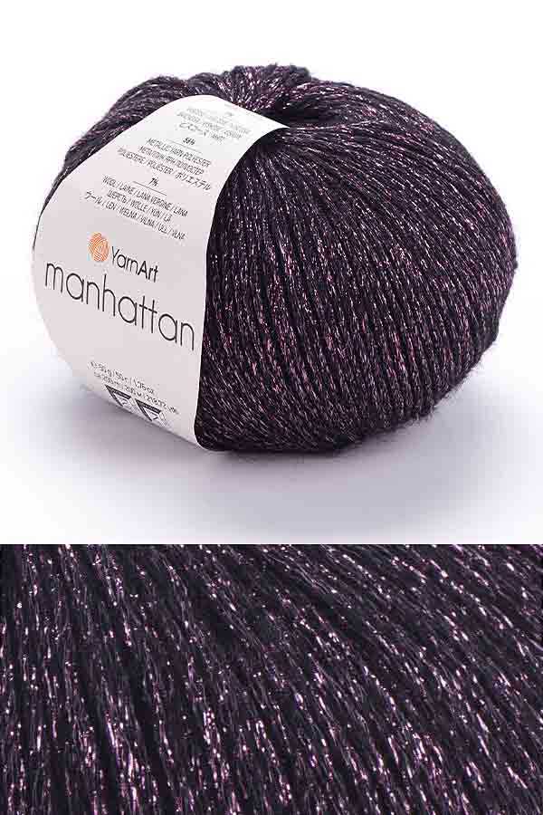 YARNART MANHATTAN 906 Mürdüm