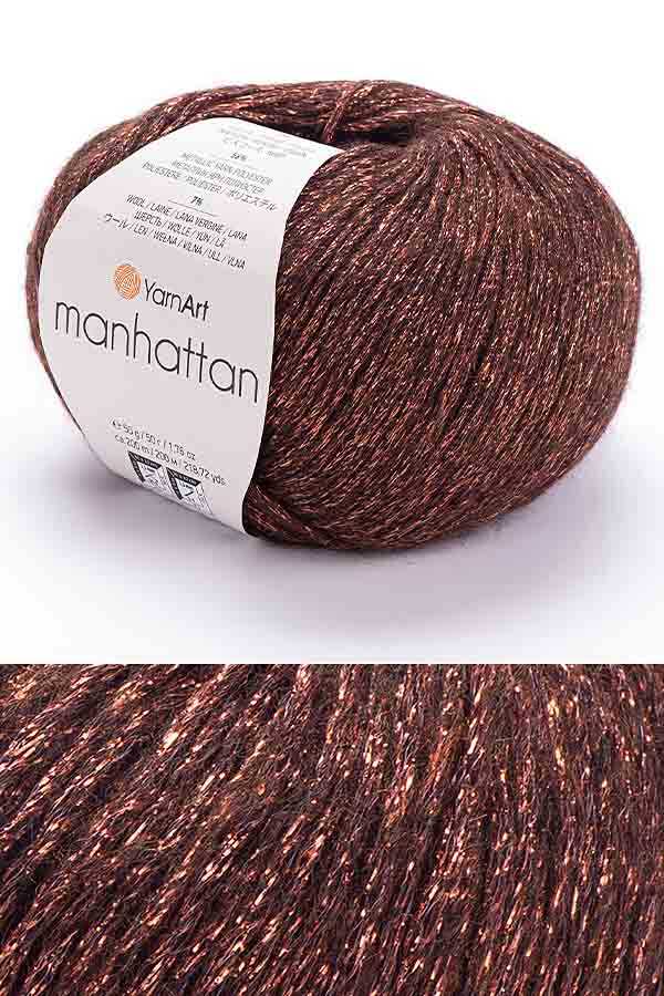 YARNART MANHATTAN 912 Kahverengi