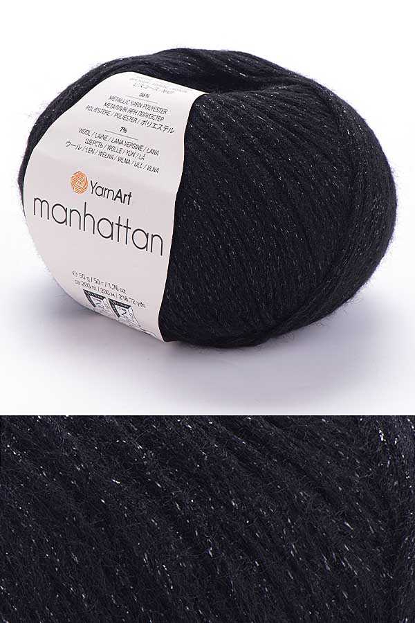 YARNART MANHATTAN 916 Siyah