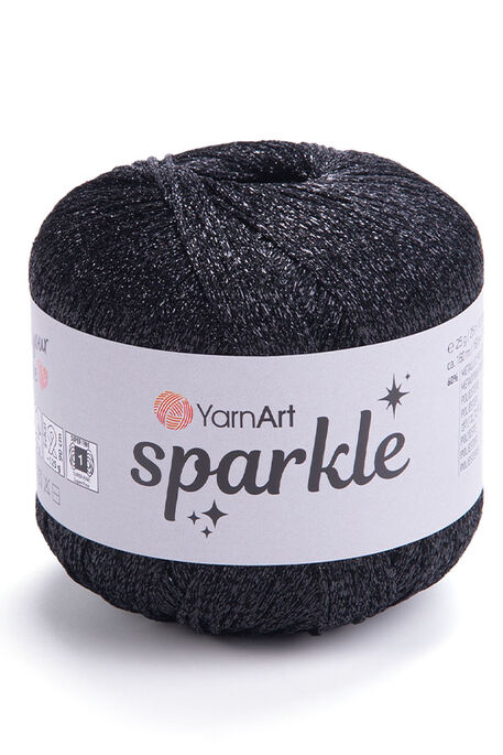 YARNART - YARNART SPARKLE 1360 Siyah