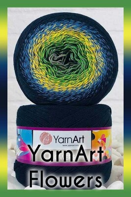 YARNART FLOWERS color 250 - Thumbnail