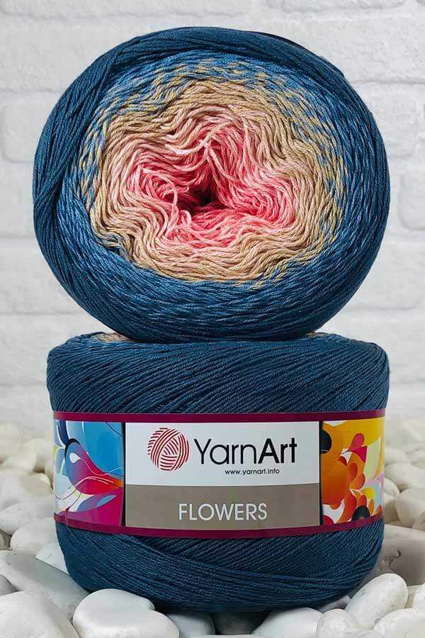 YARNART FLOWERS 262 FANTAZİ ÖRGÜ İPLİKLERİ YARNART Kalınlık/Weight (2
