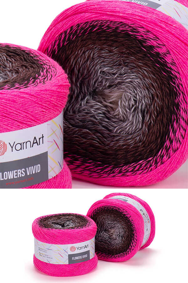YARNART FLOWERS VIVID 501 FANTAZİ ÖRGÜ İPLİKLERİ YARNART