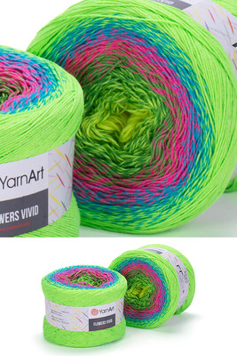 YARNART - YARNART FLOWERS VIVID color 506
