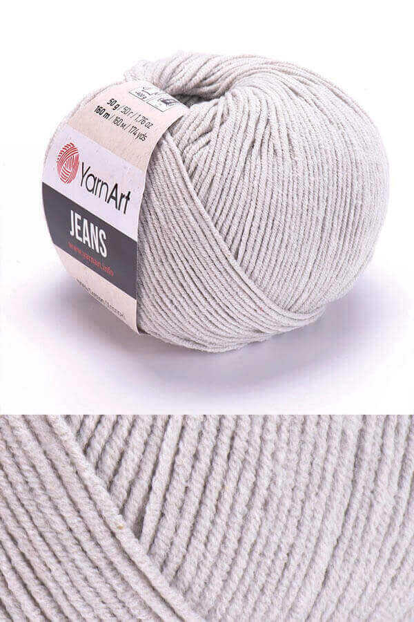 Yarnart Jeans - Knitting Yarn Grey - 46