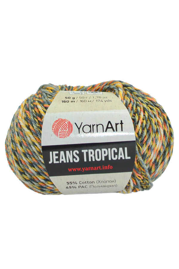 YARNART JEANS TROPICAL COLOR 610
