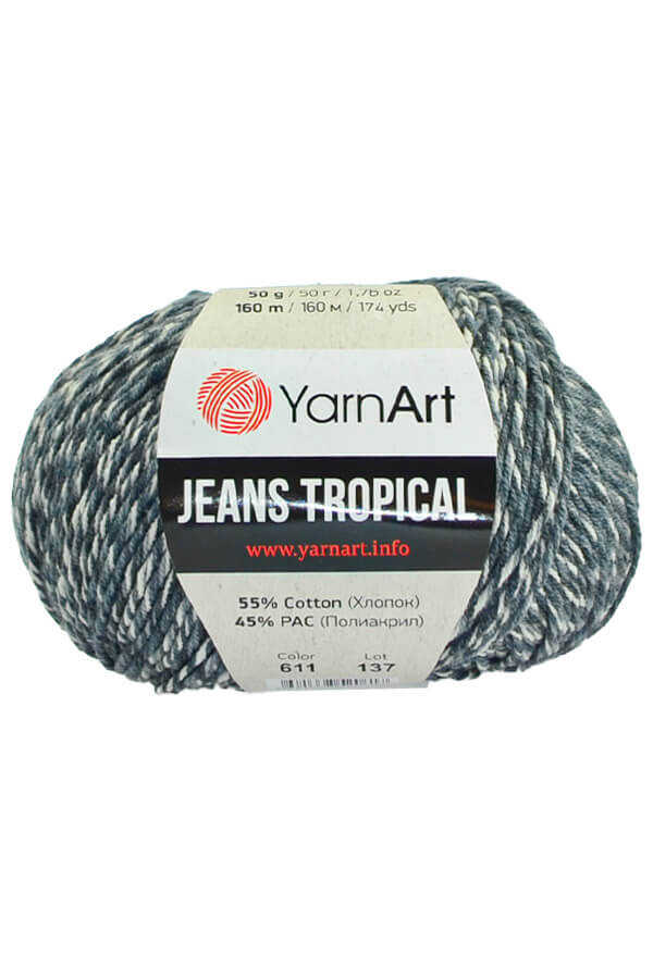 YARNART JEANS TROPICAL COLOR 611