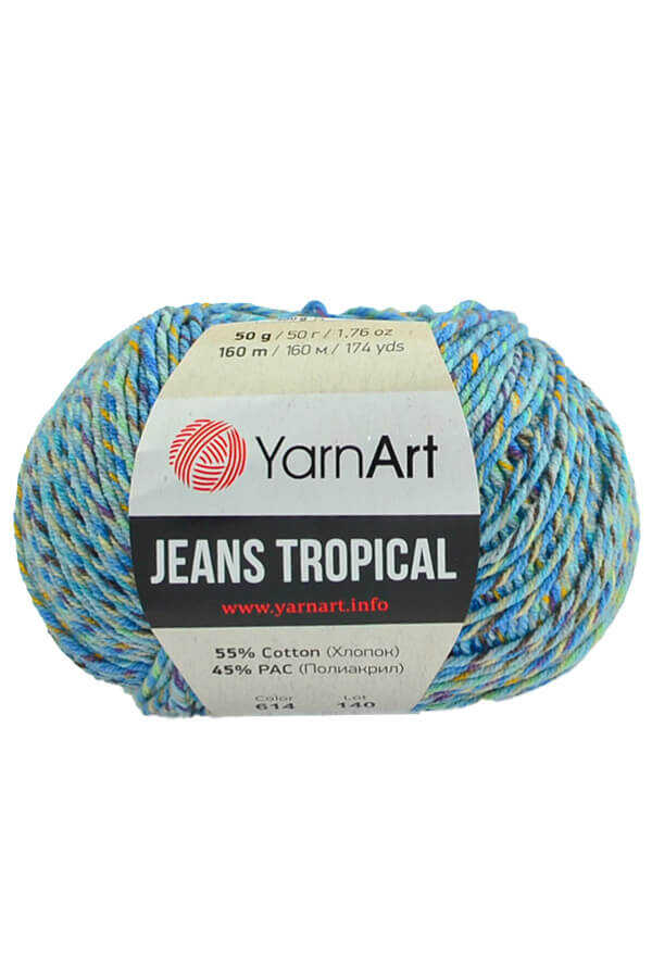 YARNART JEANS TROPICAL COLOR 614