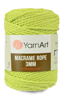 Yarnart Macrame Rope 3 mm - Macrame Cord Milky Brown - 768